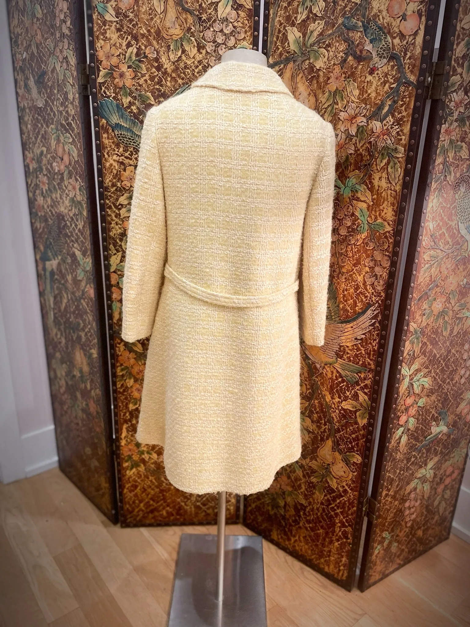 1960s Yellow Tweed Coat