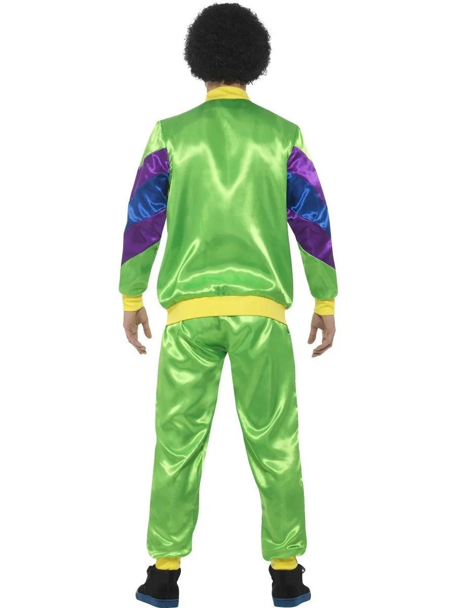 80's Green Men's Retro Shell Suit