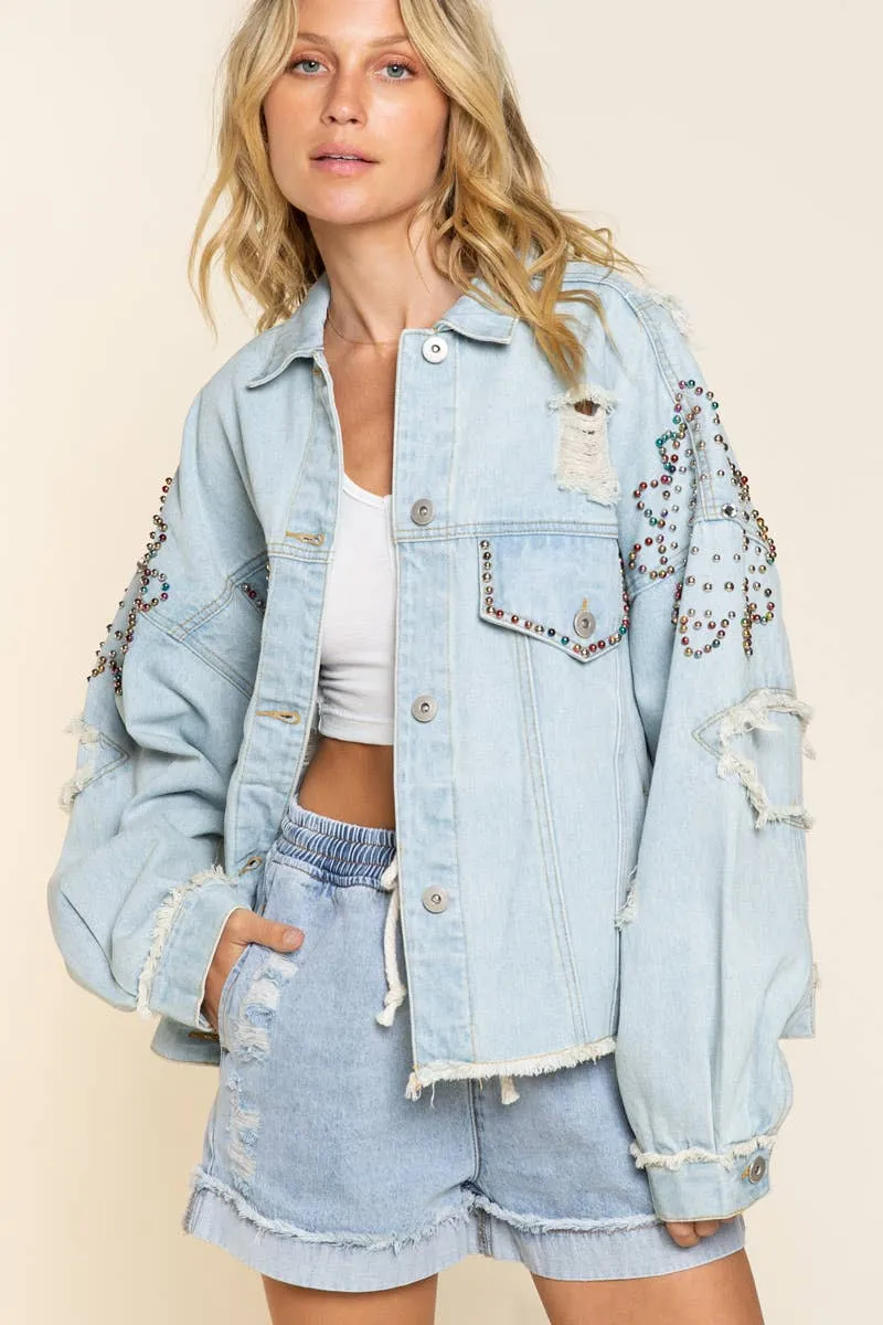 A Lil' Somethin Extra Denim Jacket