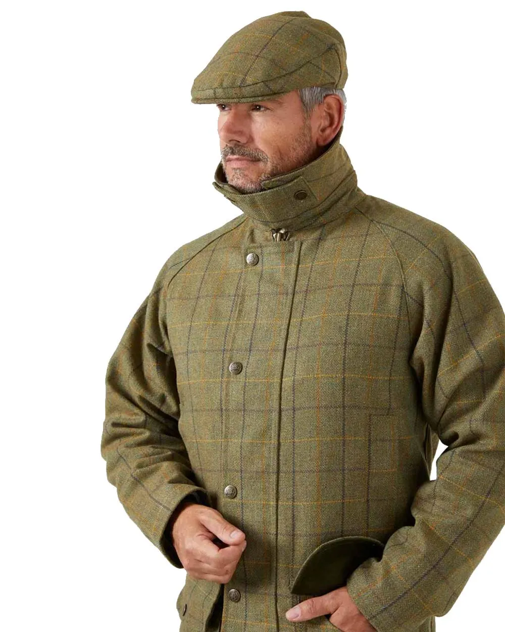 Alan Paine Rutland Waterproof Tweed Shooting Coat