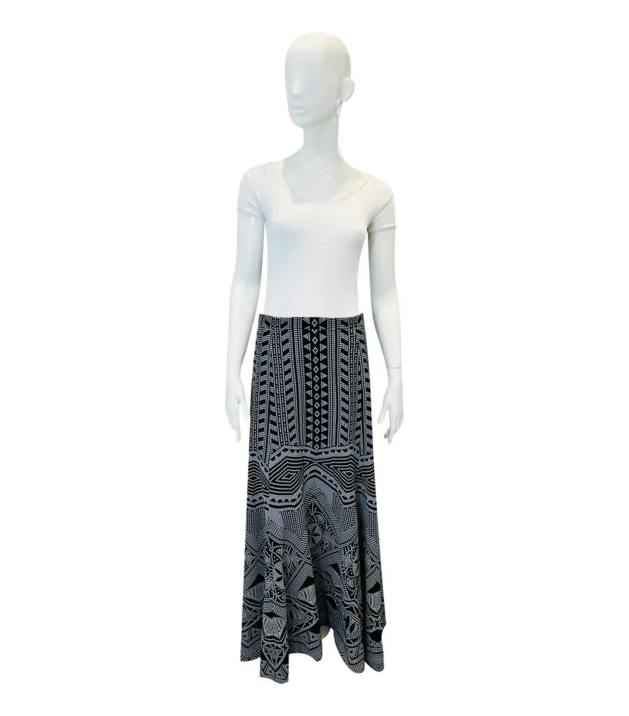 Antonio Beradi Silk Maxi Skirt. Size 42IT