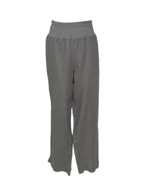 Basic Straight Pants in Stone