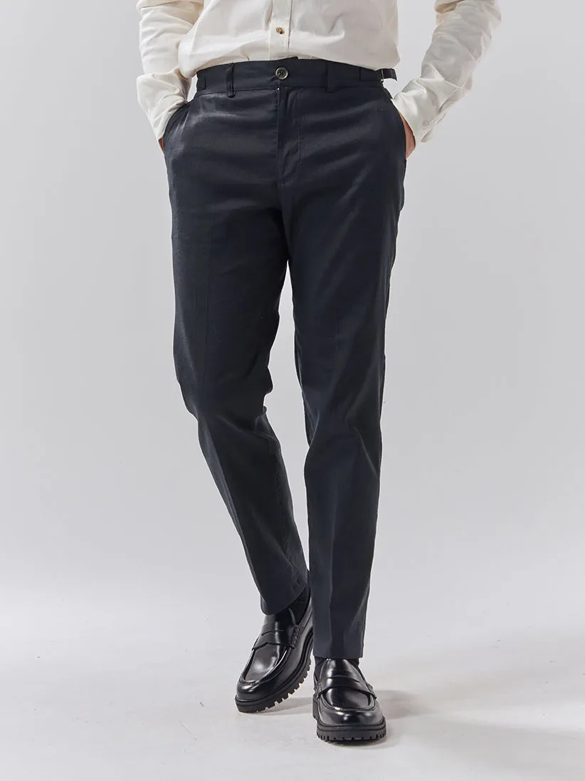 Batch 05 - Mens Black Linen Trouser