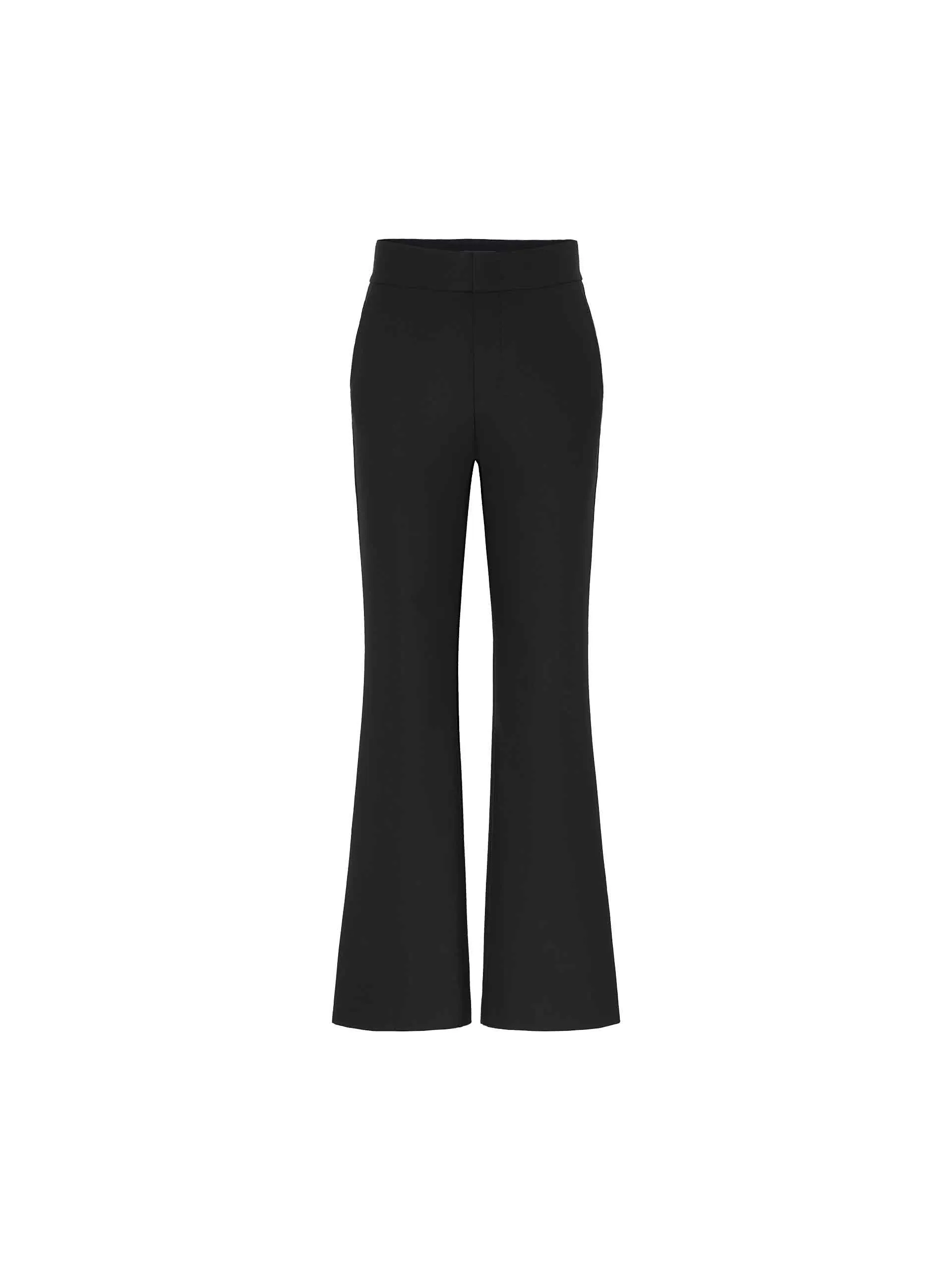 Black Flared Suit Pants