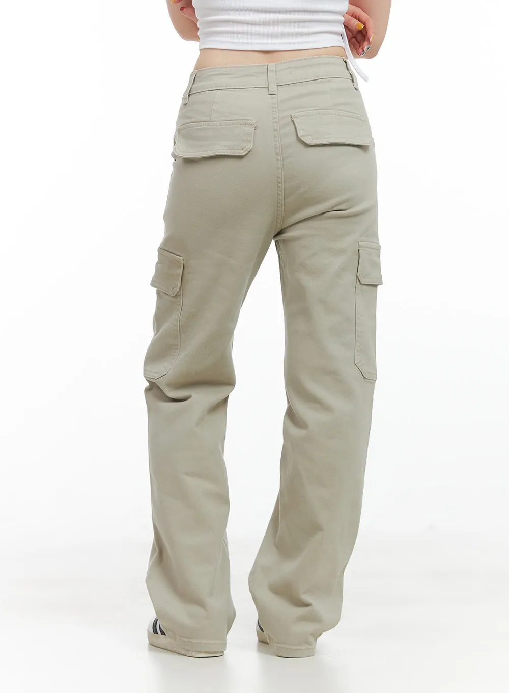 Cargo Straight Leg Pants CG408