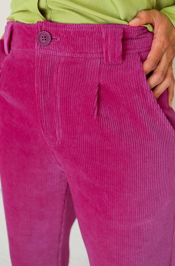 Catalog Magenta Corduroy Pants- FINAL SALE