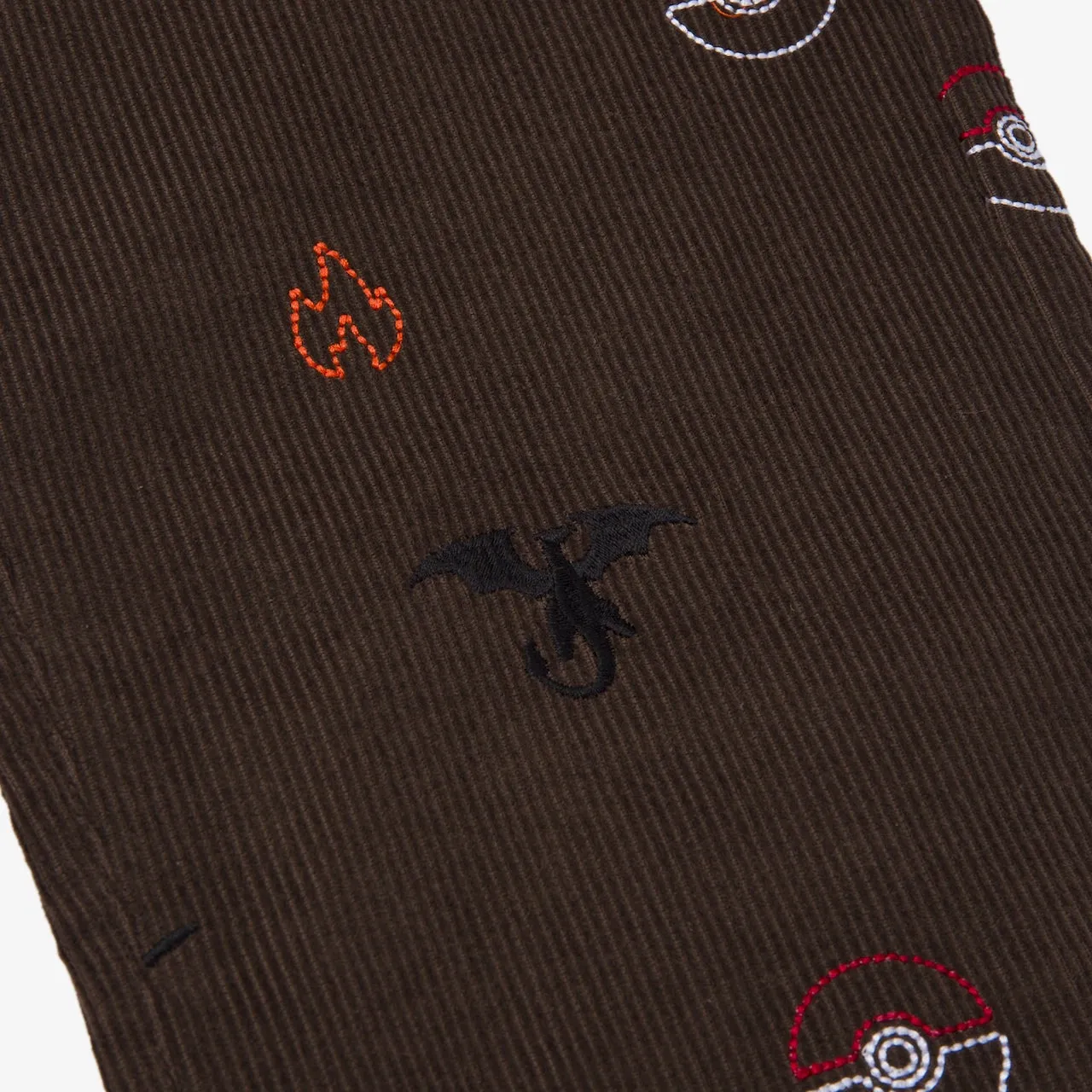 Charizard Corduroy Pants - Brown