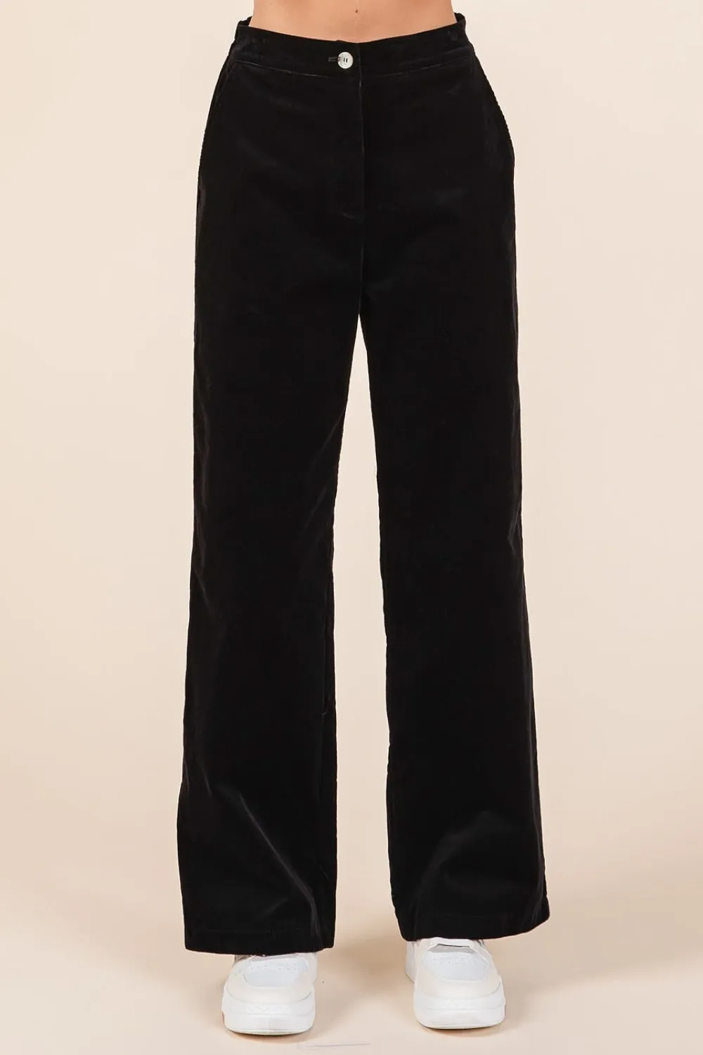 Corduroy Back Elastic Waist Resort Pants