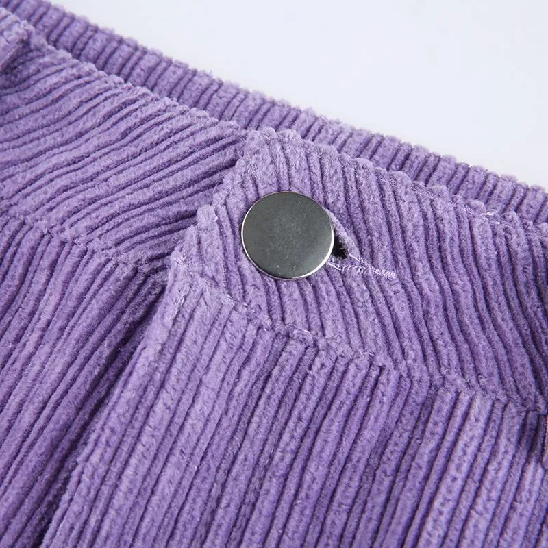 Corduroy Purple Pants