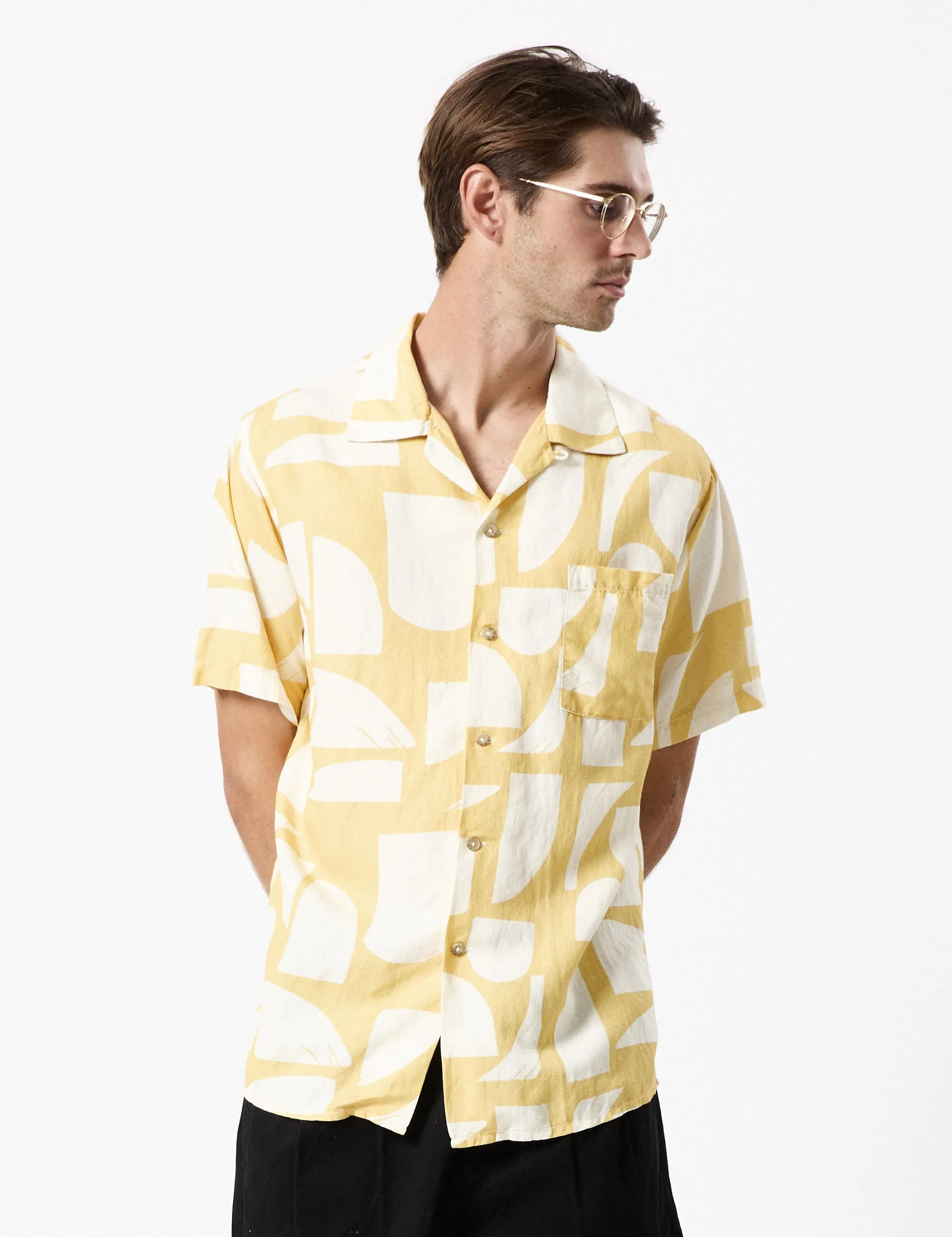 Cuban Short Sleeve Shirt - Sunburst