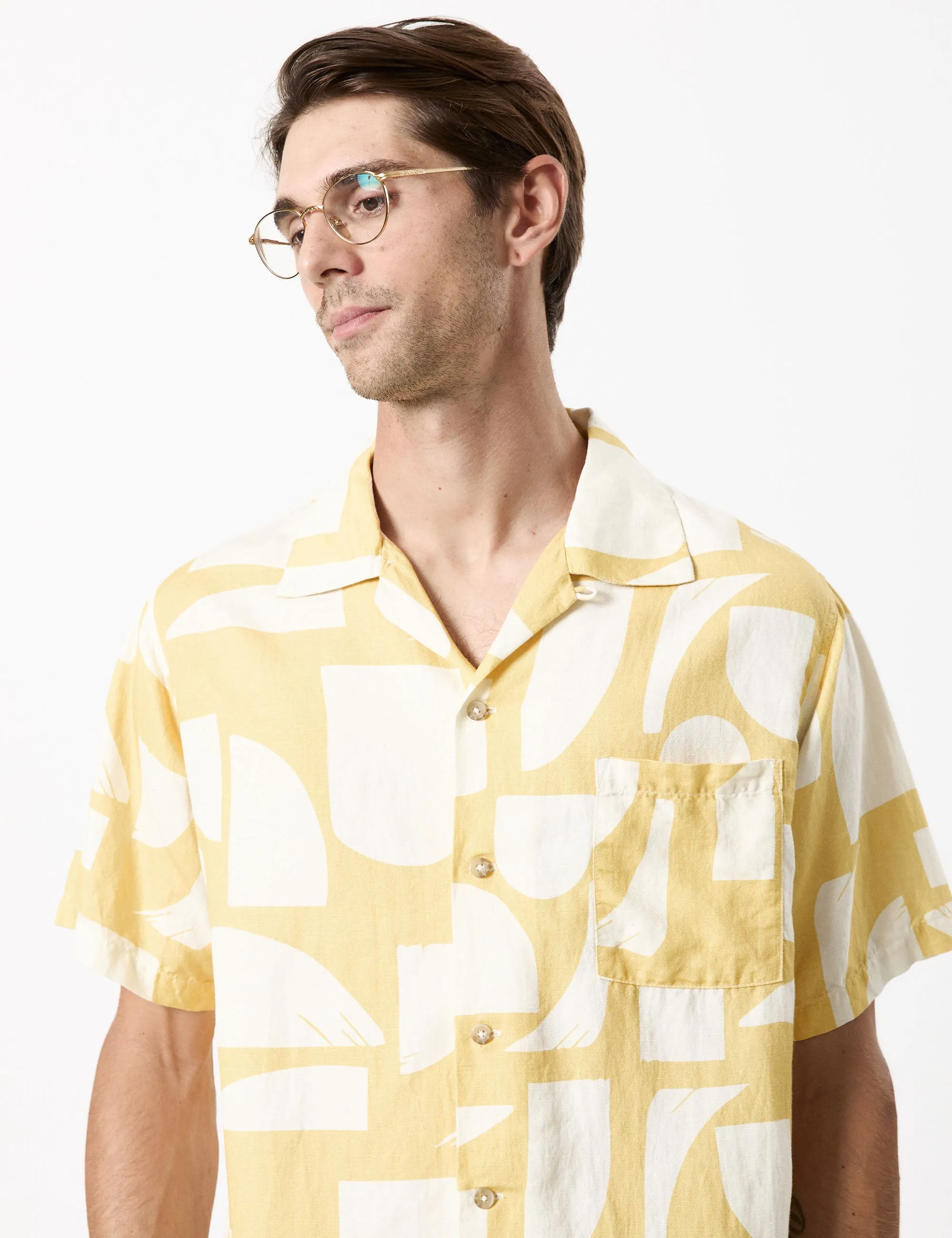 Cuban Short Sleeve Shirt - Sunburst