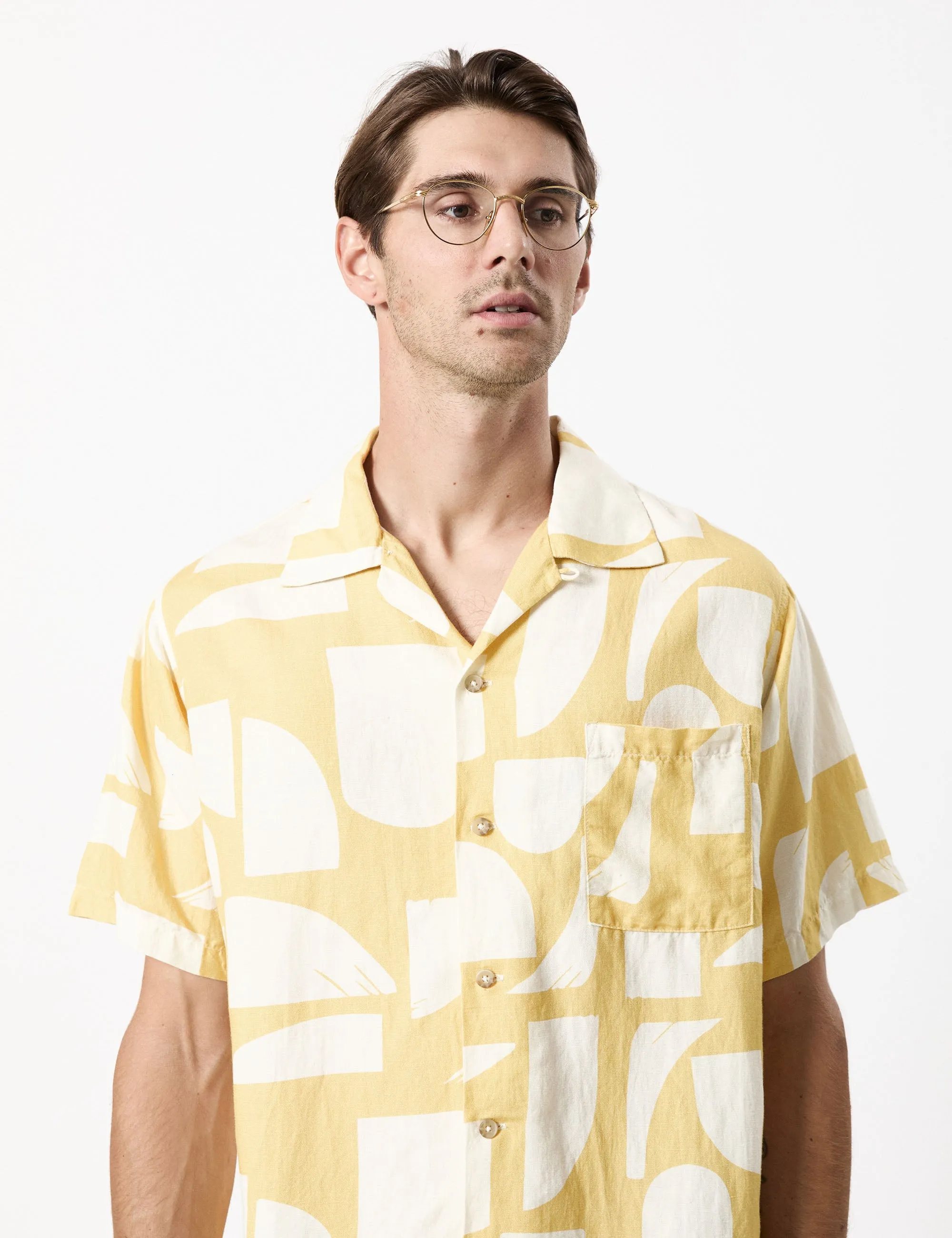 Cuban Short Sleeve Shirt - Sunburst