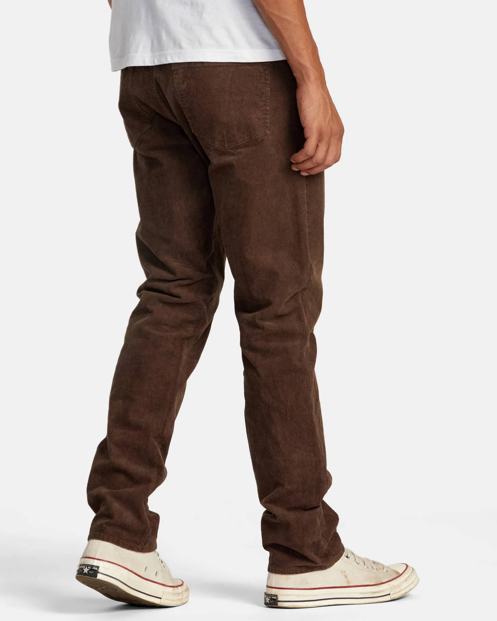 Daggers Pigment Corduroy Pants - Chocolate