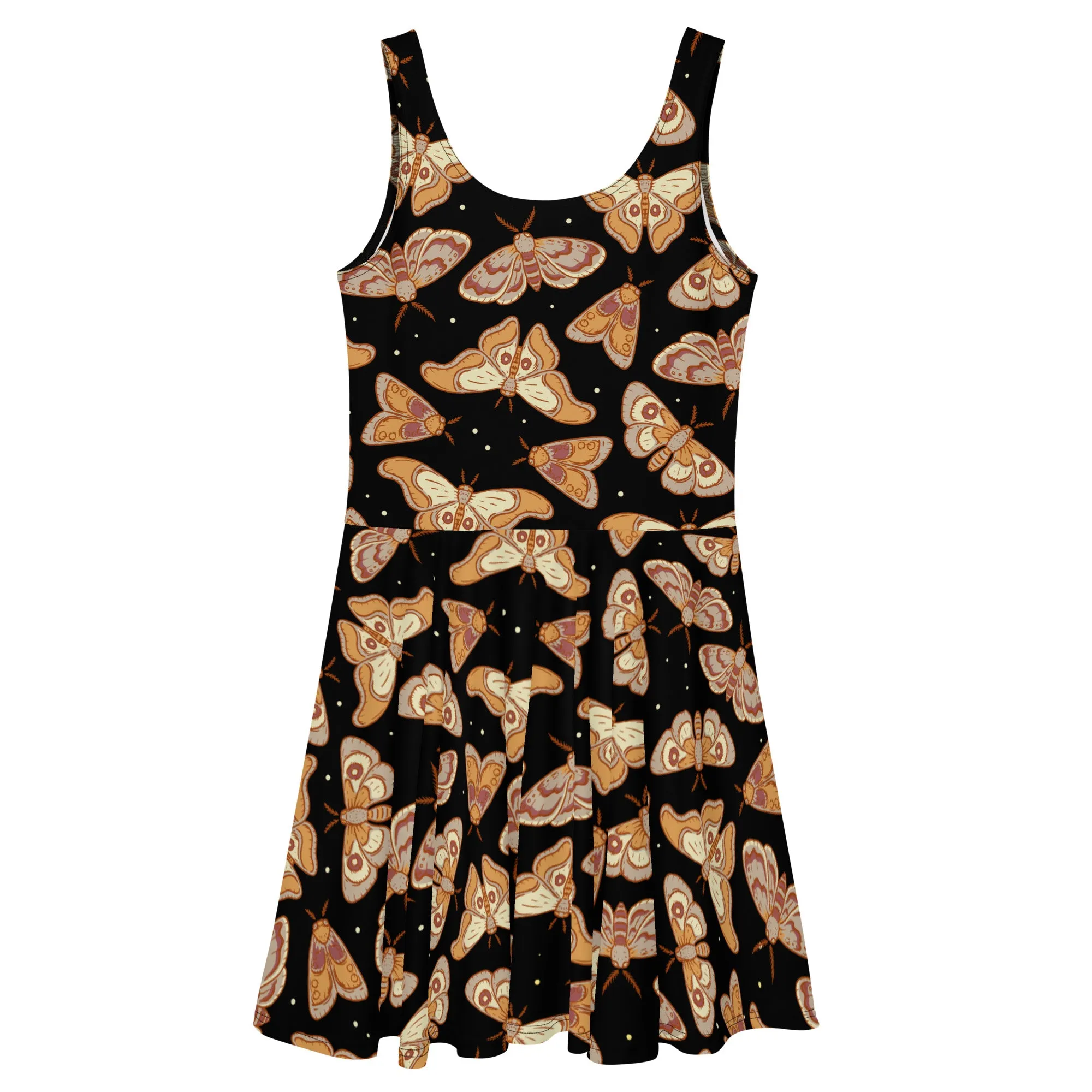 Death Moth Skater Dress