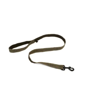 Dog Lead - Brown Waxed Tweed