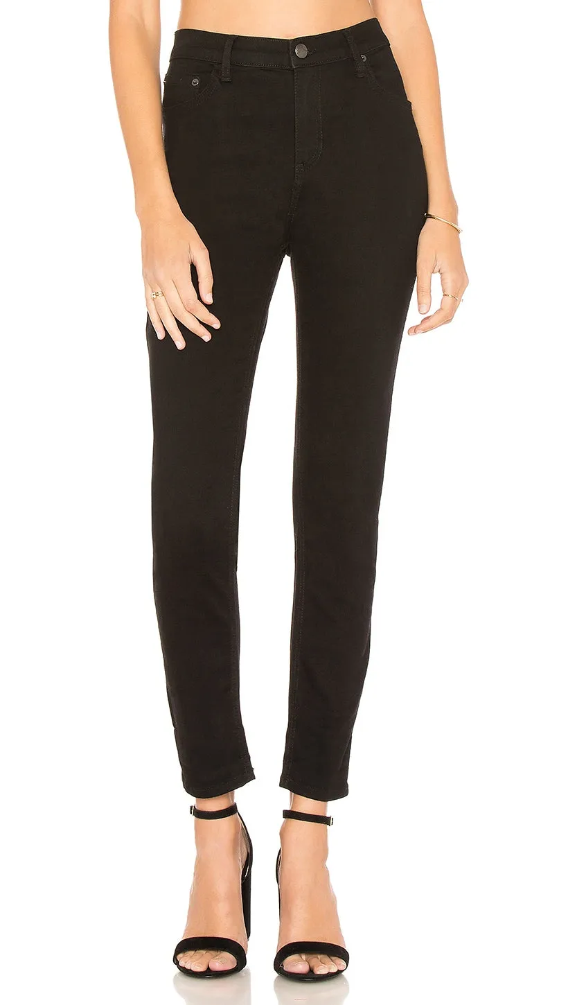 Free People Long And Lean Jegging Black