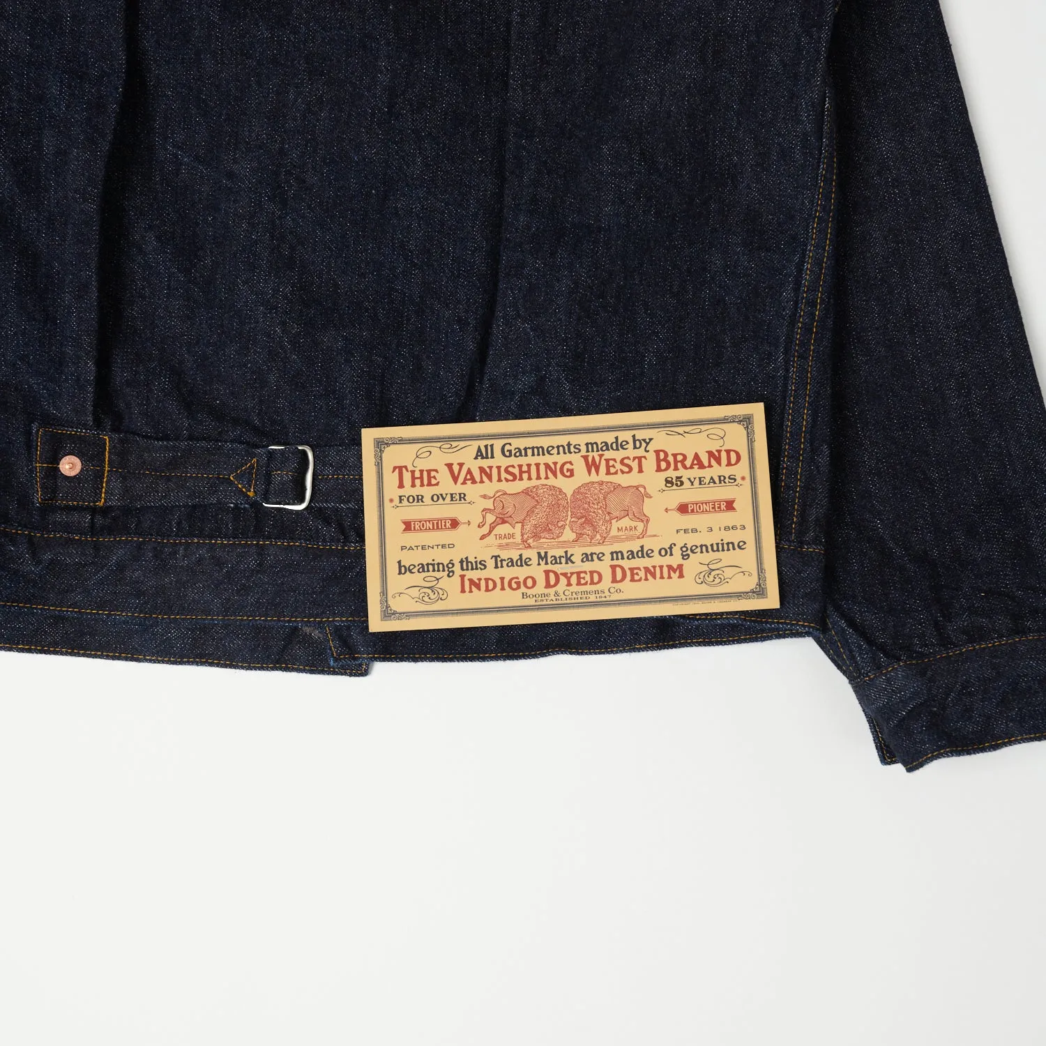 Freewheelers 506XX 'The Vanishing West' '1933' Type-I Denim Jacket - One Wash