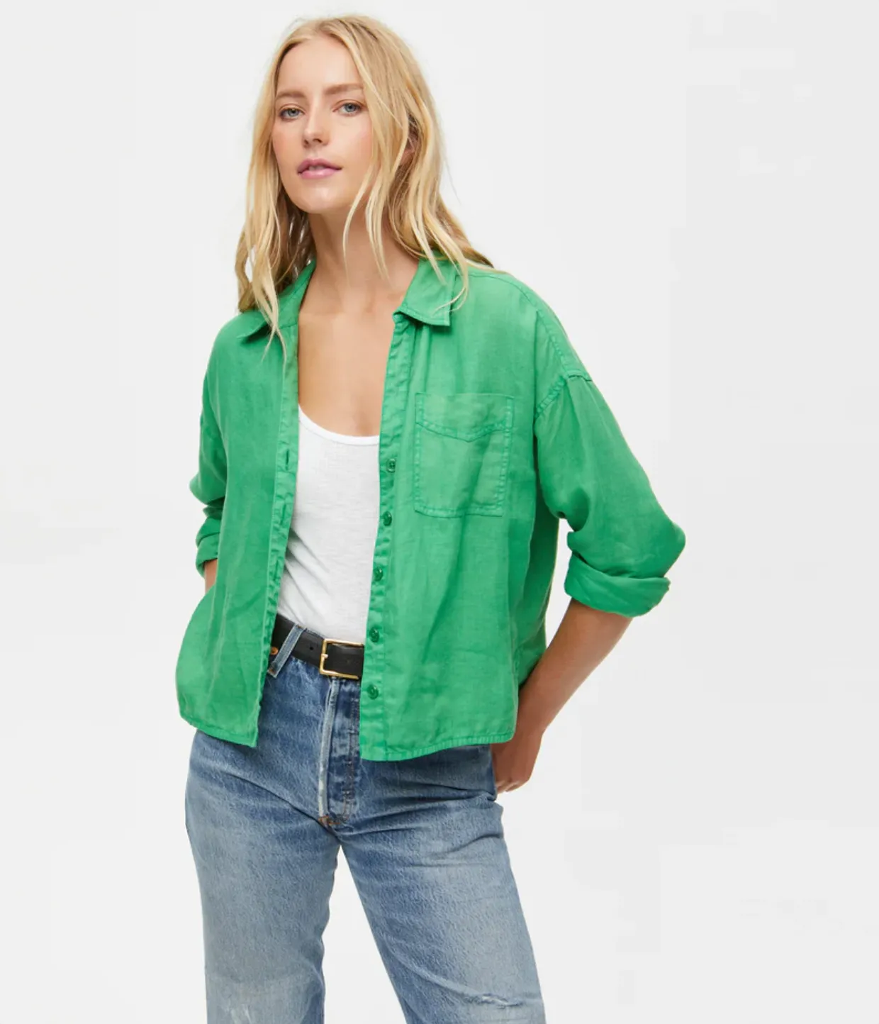 Gracie Cropped Shirt