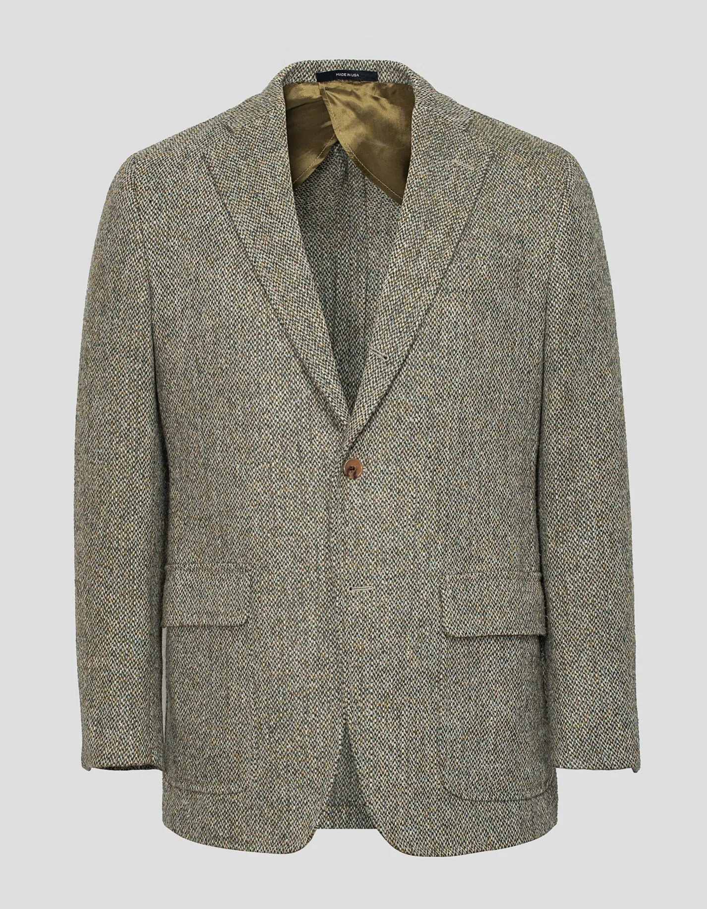 HARRIS TWEED LIGHT BROLIVE BARLEYCORN SPORT COAT