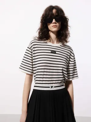 Include Linen Striped T-shirt