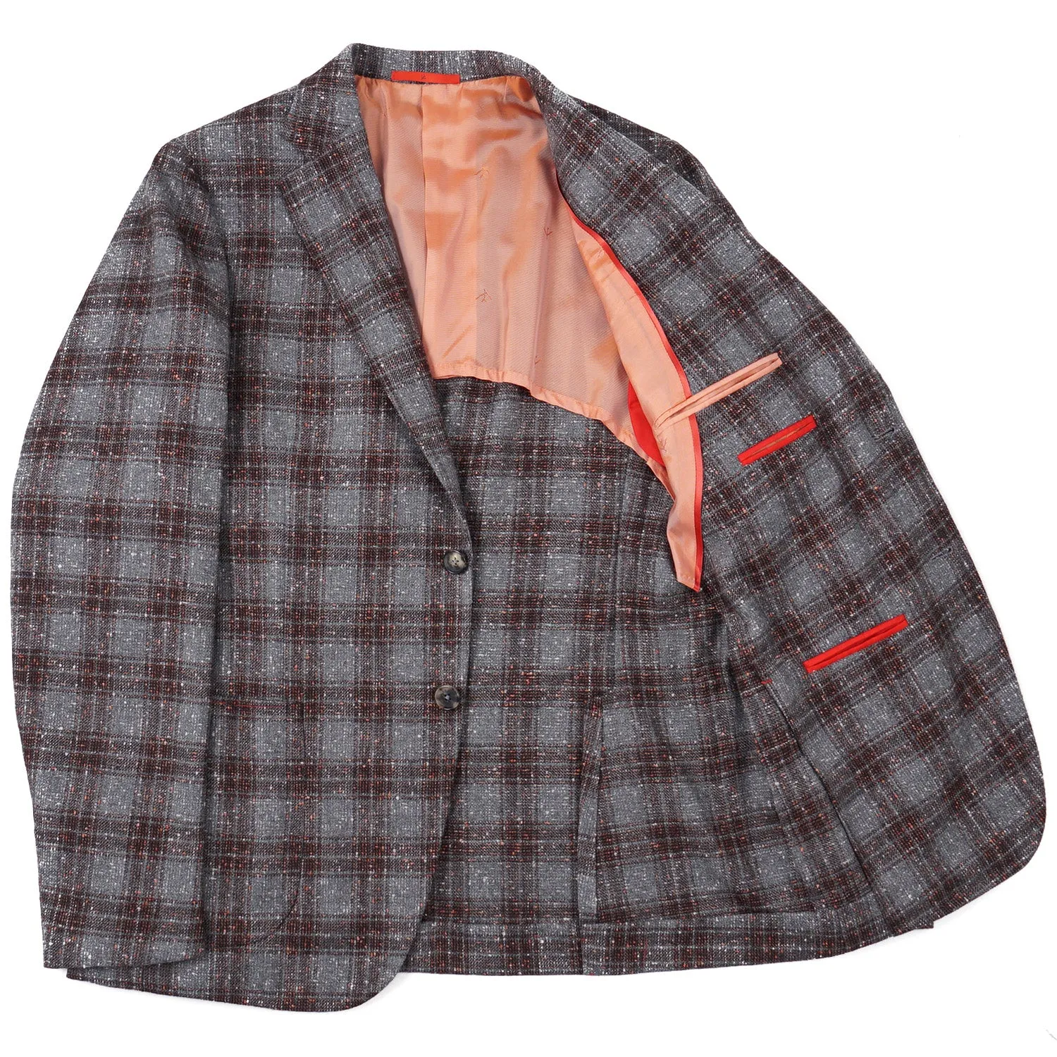 Isaia Slim-Fit Donegal Wool Sport Coat