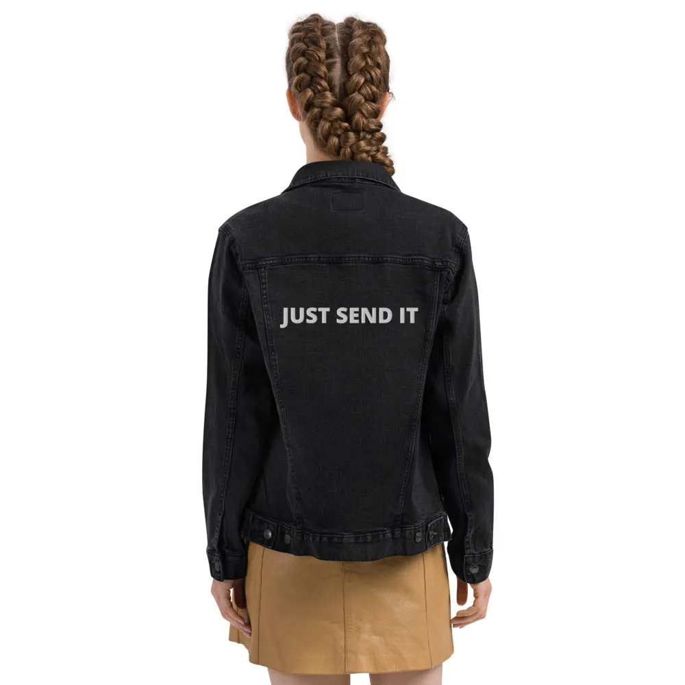 Just Send It Unisex Denim Jacket