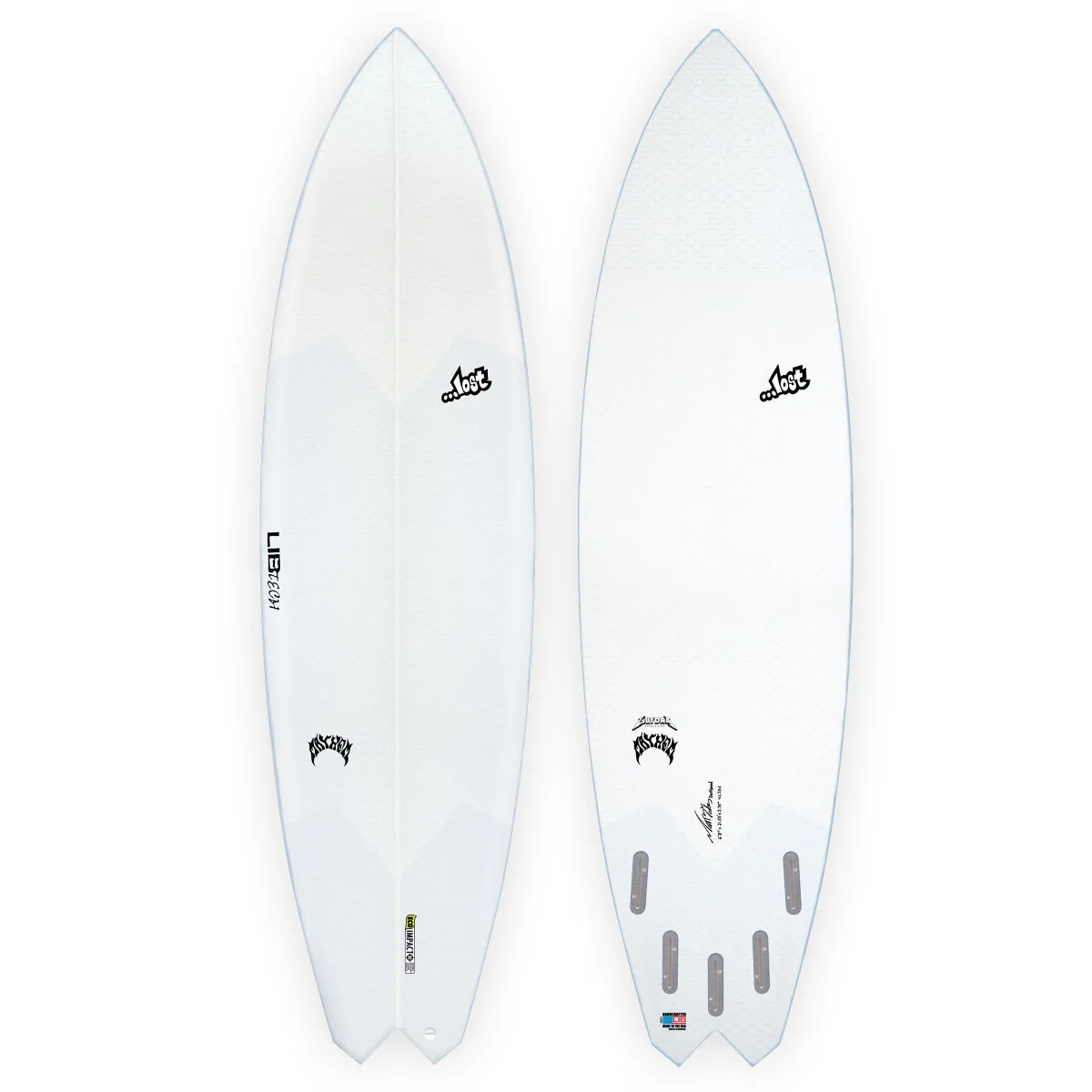 Libtech - Lost Glydra 6'10  (FCSII compatible)