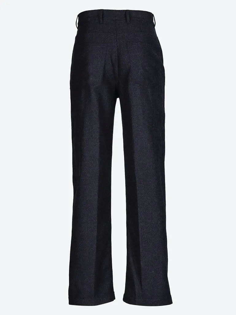 Loose fit wide leg carpenter pants