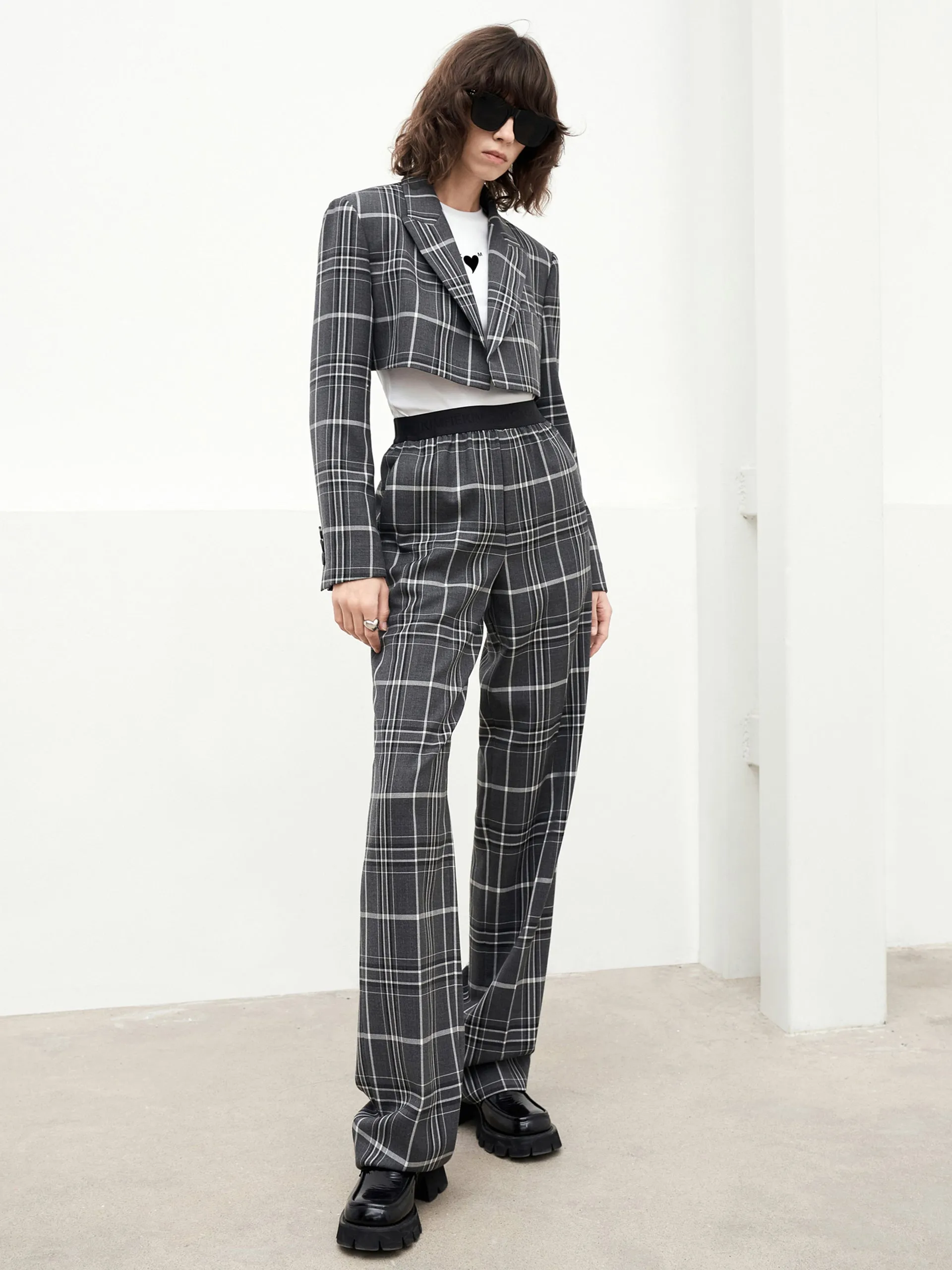 MO&Co. X KIMHEKIM Plaid Straight Leg Pants