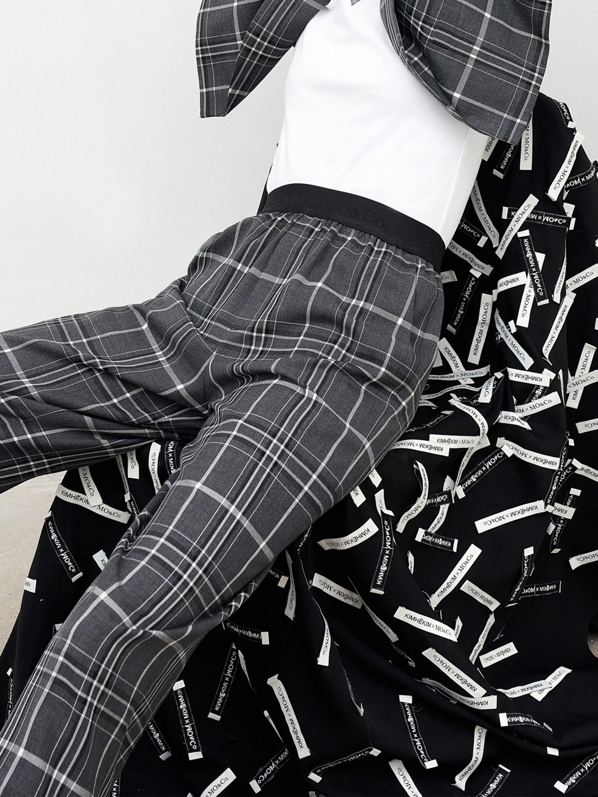 MO&Co. X KIMHEKIM Plaid Straight Leg Pants