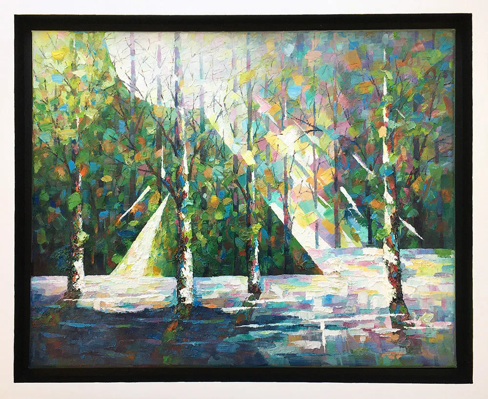 Morning Light original painting e Man Wai Wu