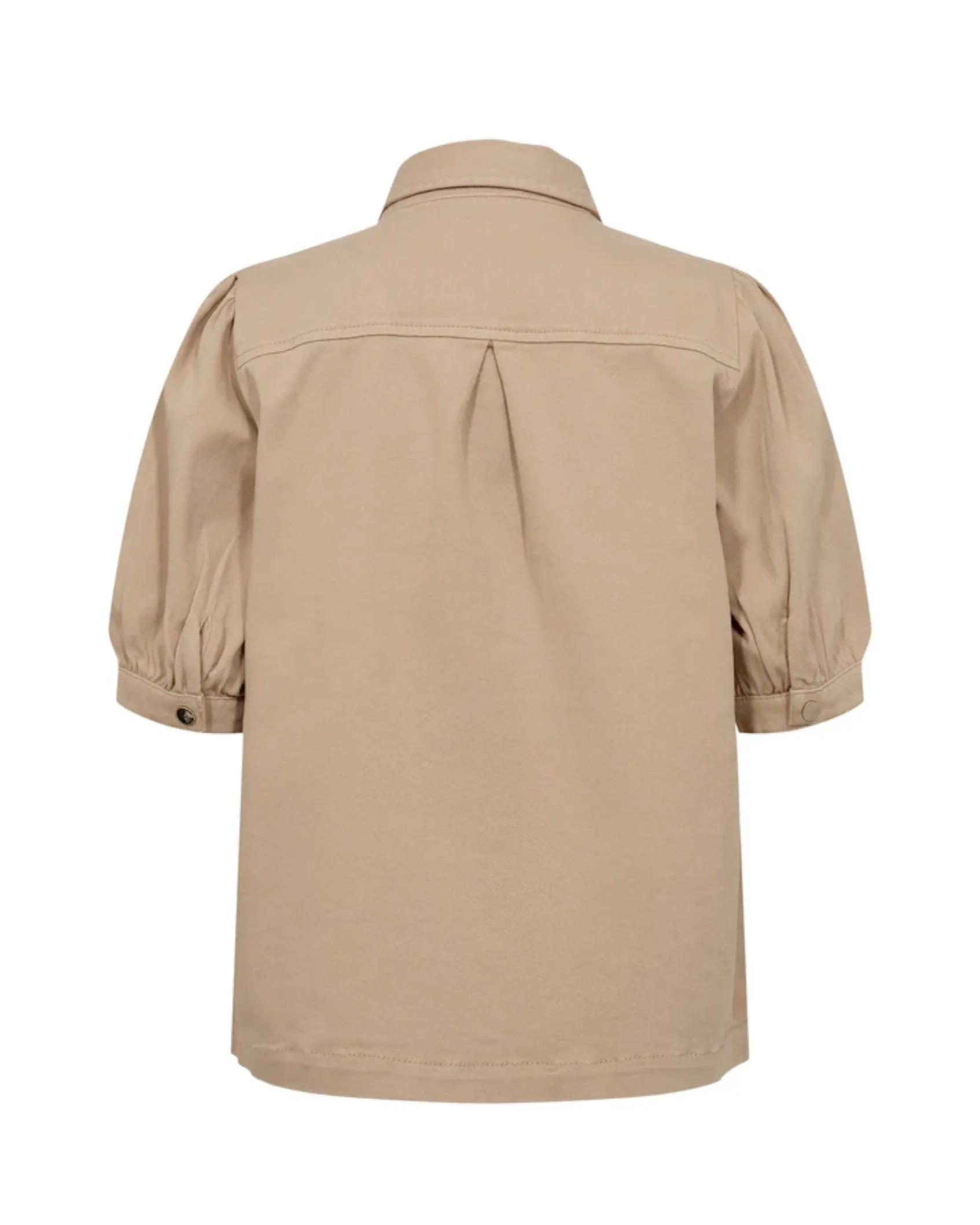 Numph Nucarlisle Short Sleeve Shirt Sesame