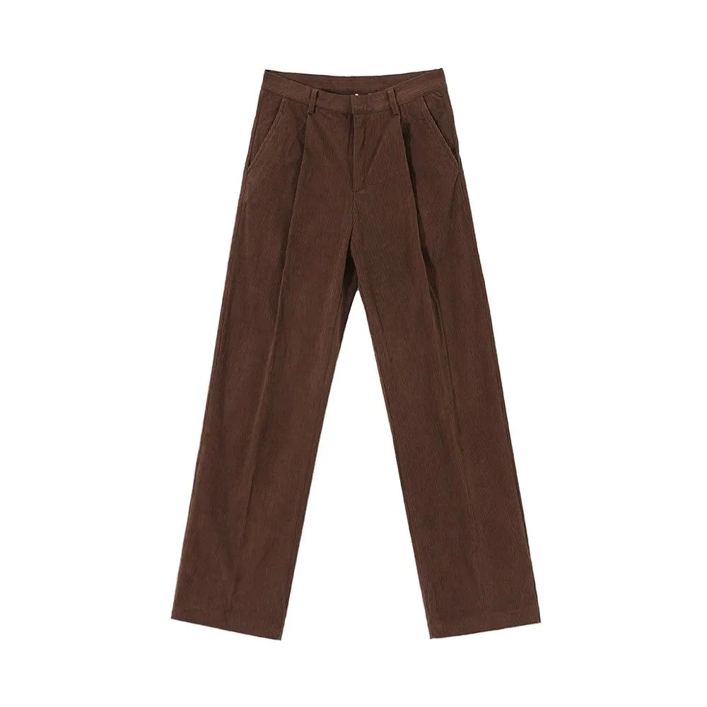 OH Corduroy Straight Leg Pants