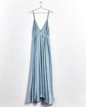 Paris Georgia 'bella' empire line maxidress, blue, 10