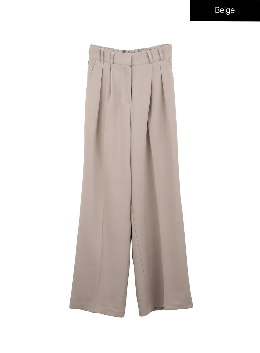 Pintuck Straight Leg Pants IN308