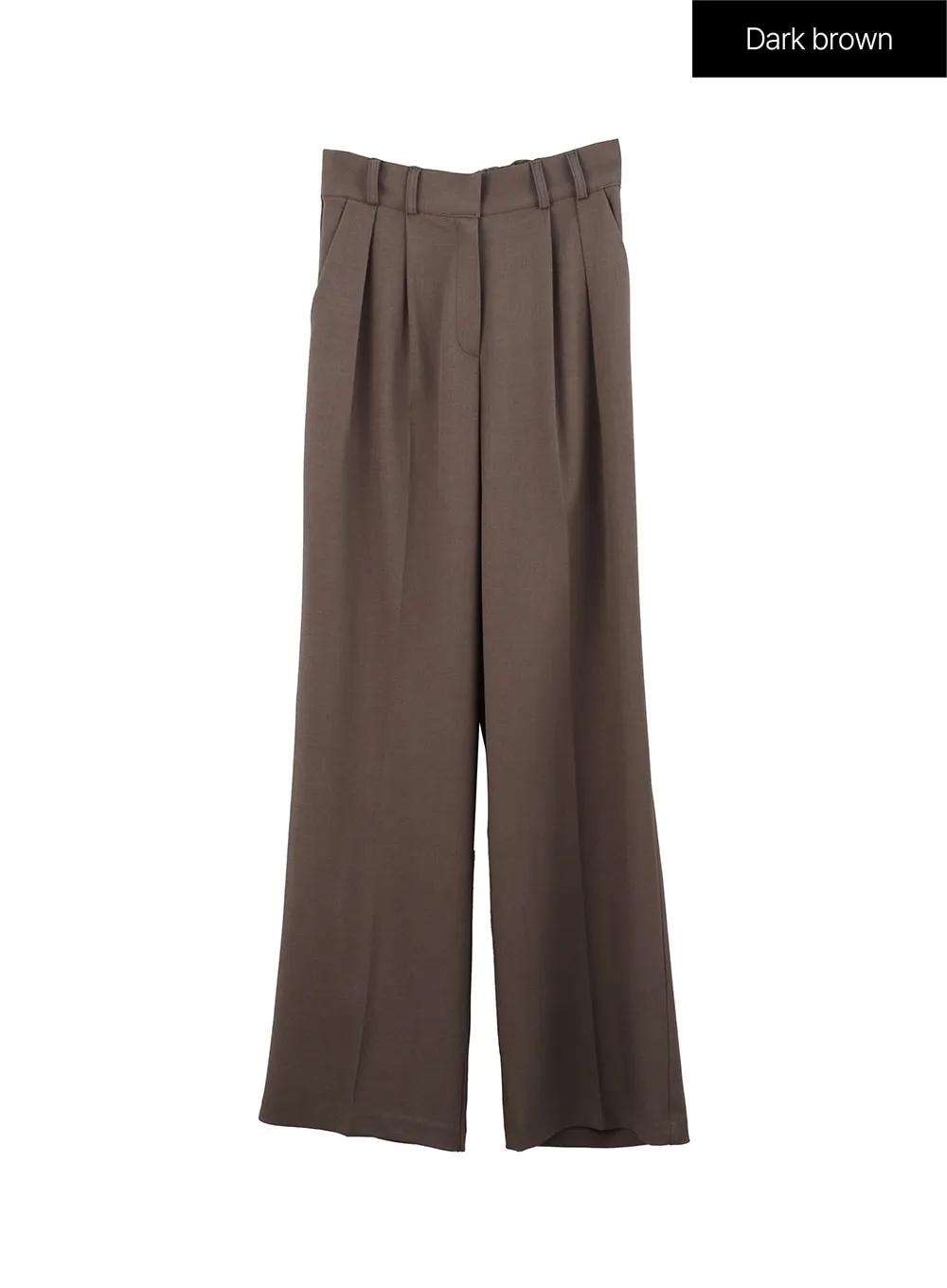 Pintuck Straight Leg Pants IN308