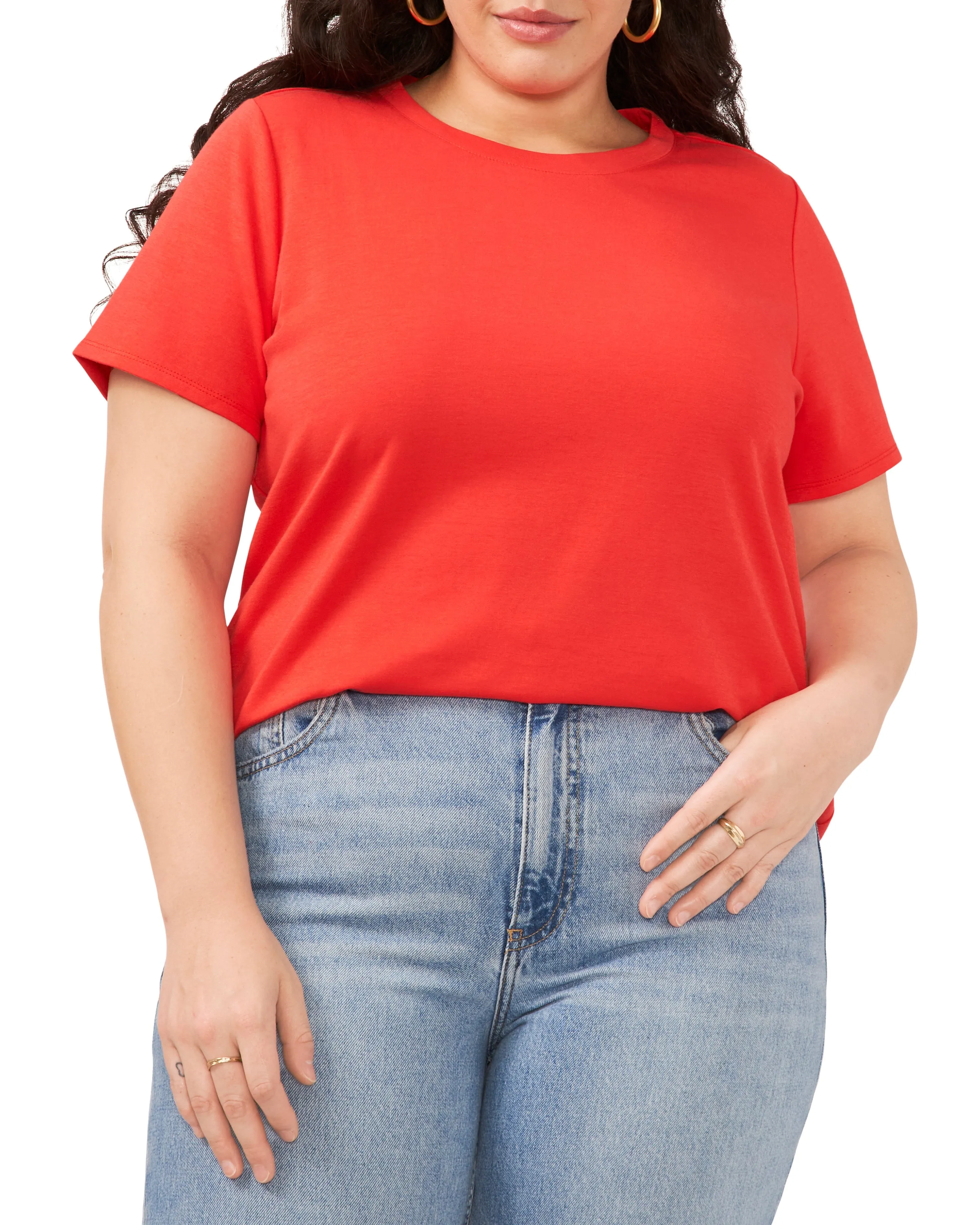 Plus-Size Crewneck T-Shirt