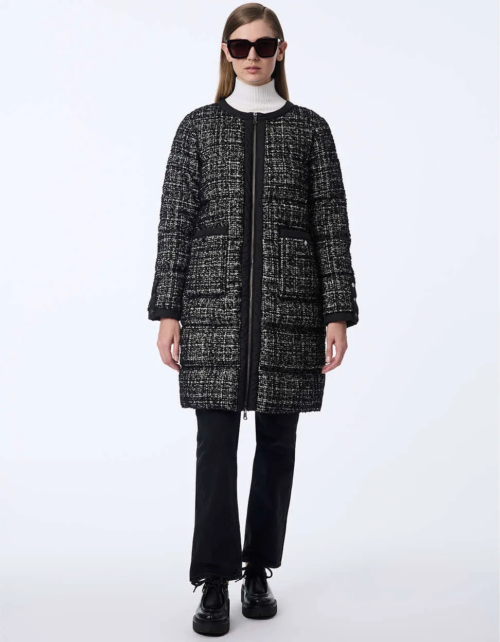 Regent Tweed Puffer Coat