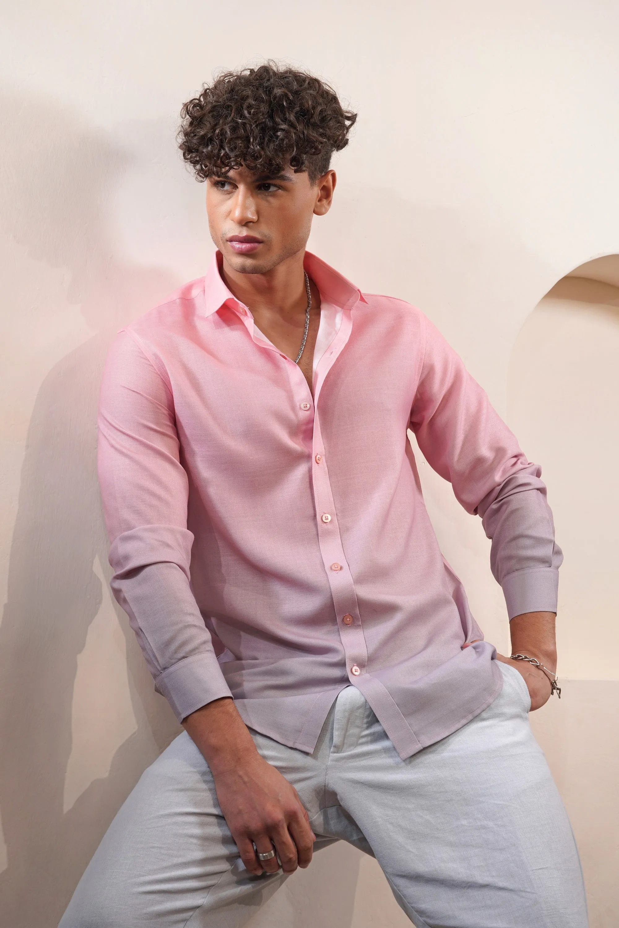 Rhubarb - Linen Shirt