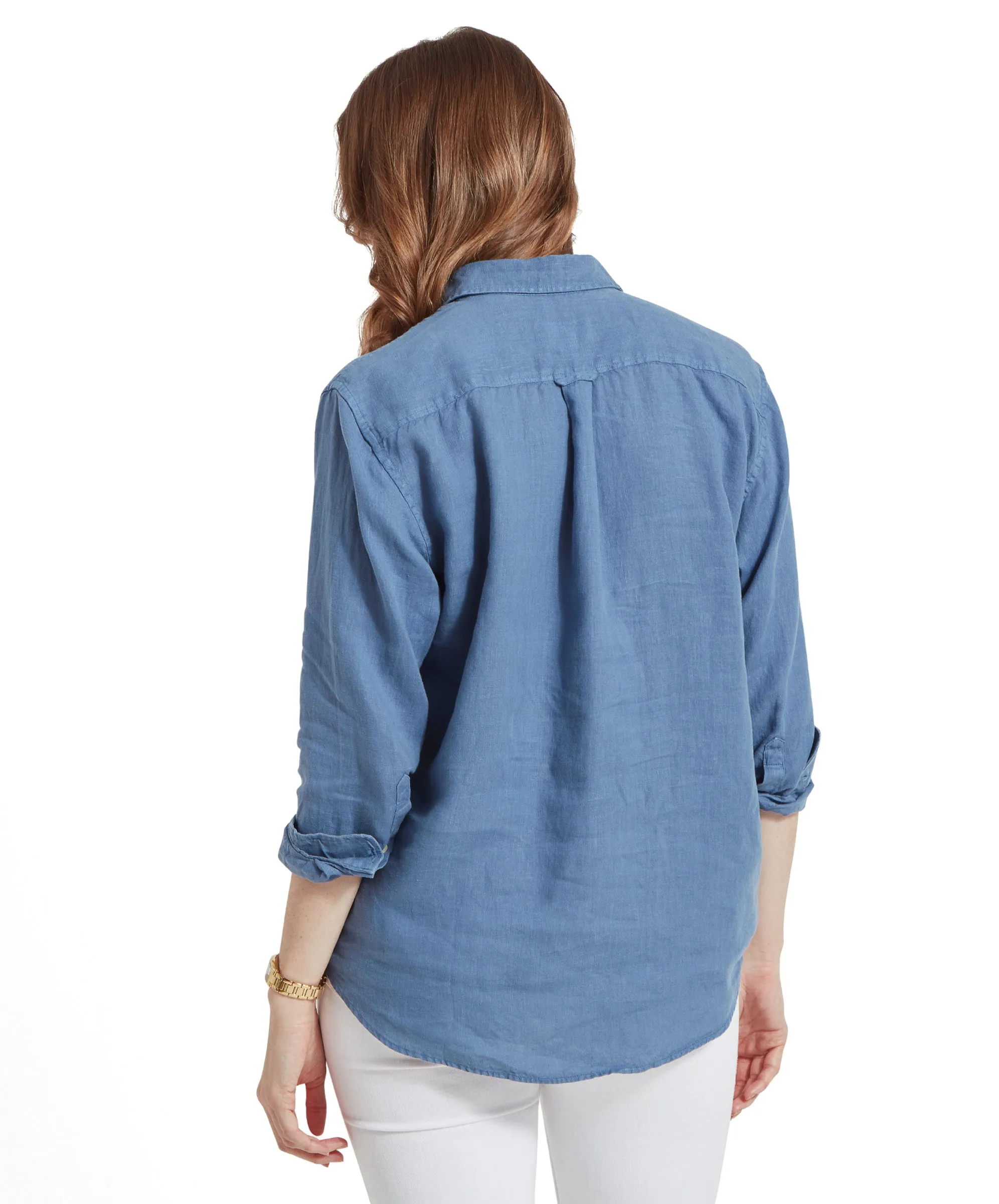 Salthouse Linen Shirt - French Navy