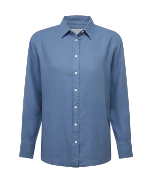 Salthouse Linen Shirt - French Navy