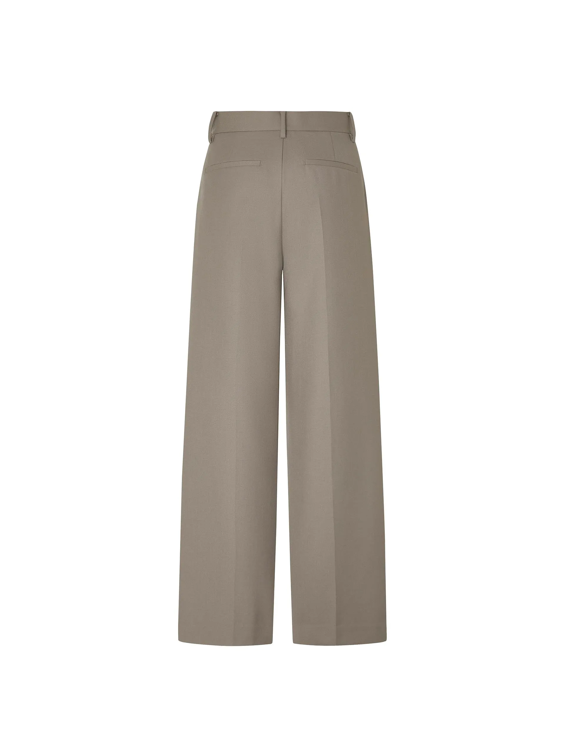 Tailored Straight Suit Pants