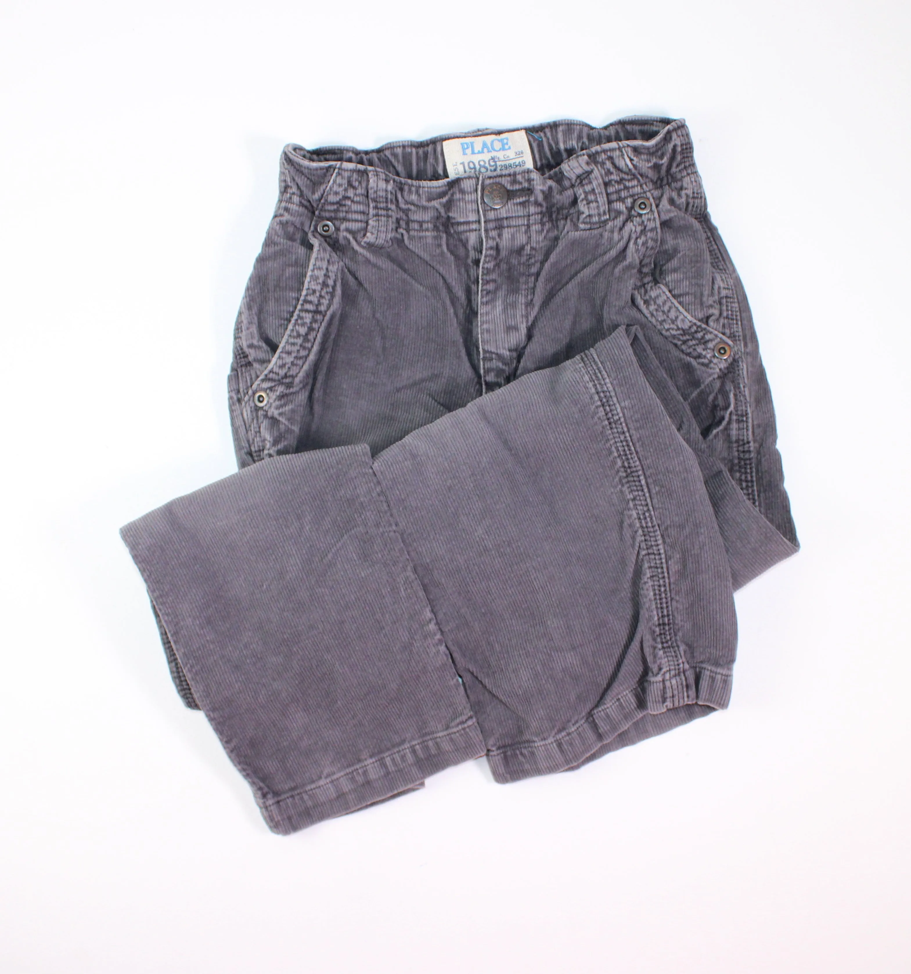 TCP CORDUROY GREY PANTS 8Y PRE-LOVED