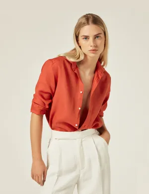 The Boyfriend: Linen, Cardinal Red