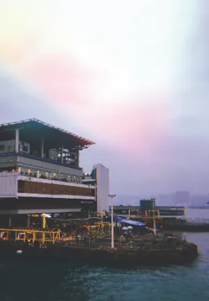 Views of Hong Kong Harbour Art Print