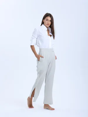 Ville-Marie Tailored Straight-Leg Pants