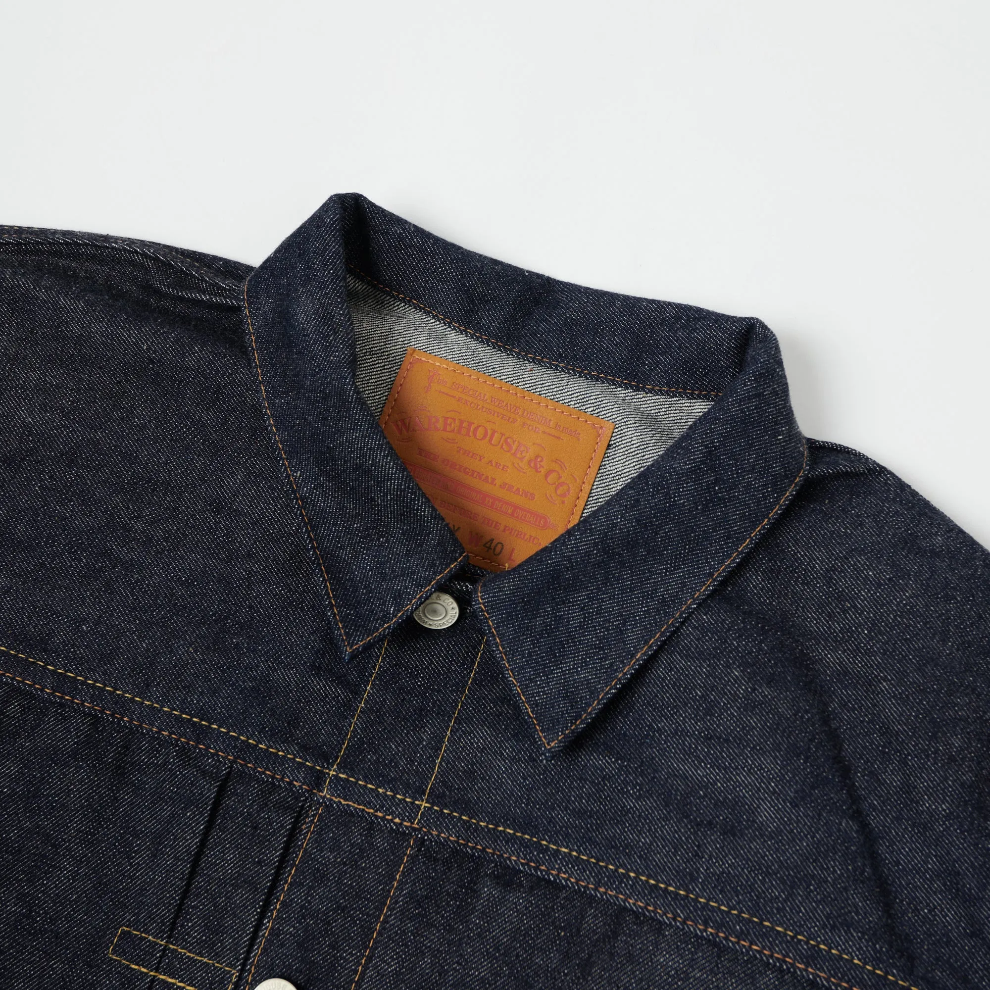 Warehouse & Co 2001XX 'Type-I' Denim Jacket - Raw