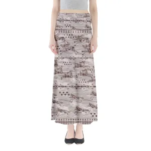 Wild Run Full Length Maxi Skirt