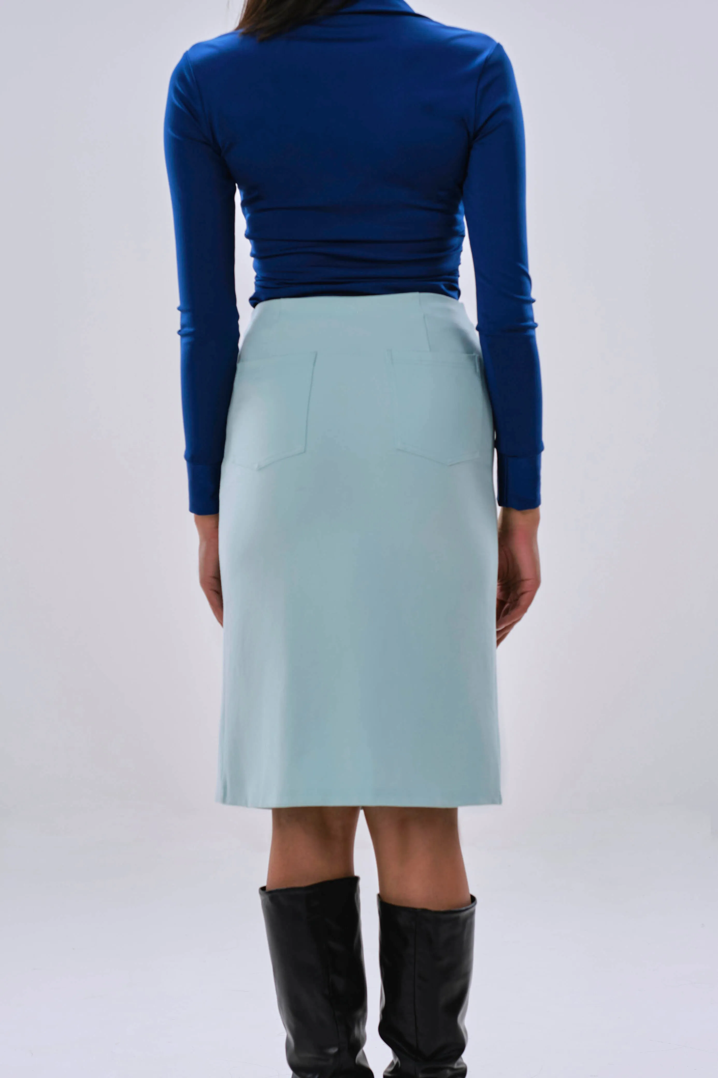 Wrap Ponte Skirt